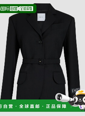 1h可退 香港直邮Patou 女士 长袖西装夹克 JA0380103 black黑色