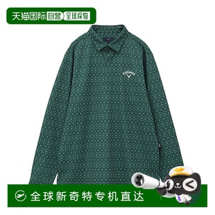 polo 花卉印花长袖 高尔夫 C24 衫 Callaway 日本直邮日本直邮 男士