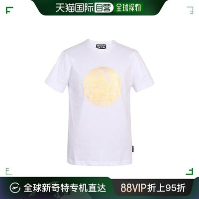 香港直邮VERSACE JEANS 男士白色T恤 B3GUA7KB-36598-003
