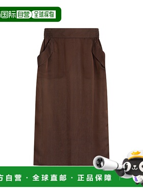 香港直邮SAINT LAURENT 女士半身裙 769270Y3F582265MARRON包臀裙