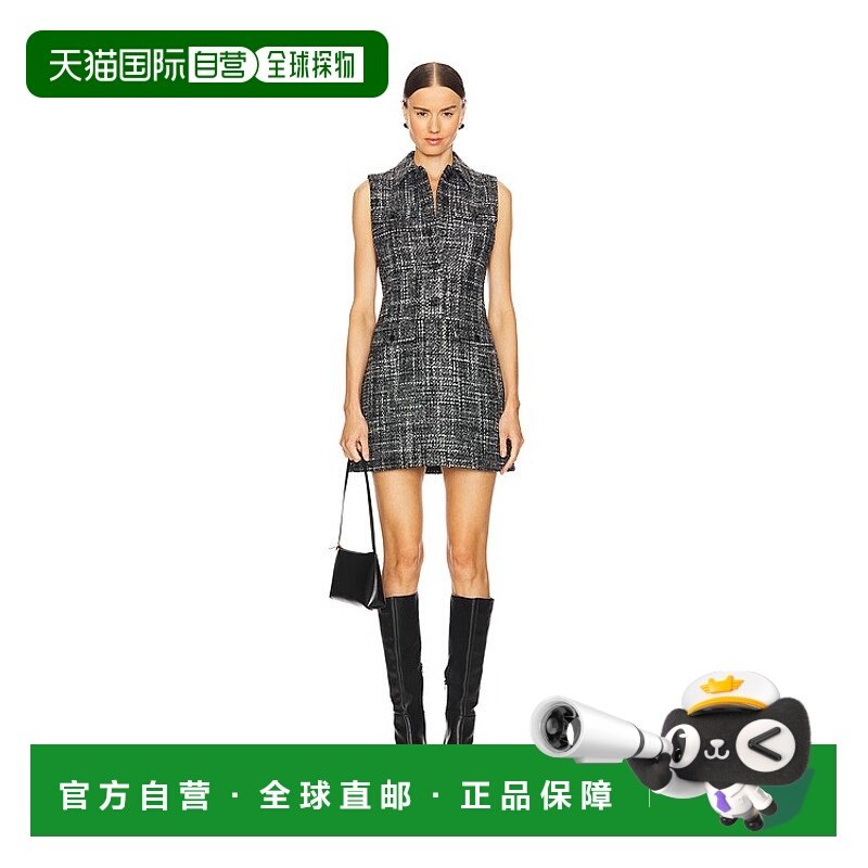 1h可退 香港直邮THEORY 希尔瑞 女士 带领迷你连衣裙 O0901603