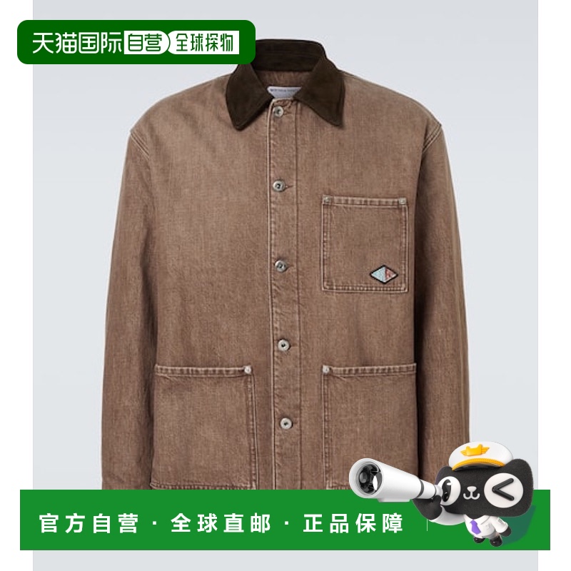 1h可退 香港直邮潮奢 Bottega Veneta 葆蝶家 男士 棉质牛仔布夹