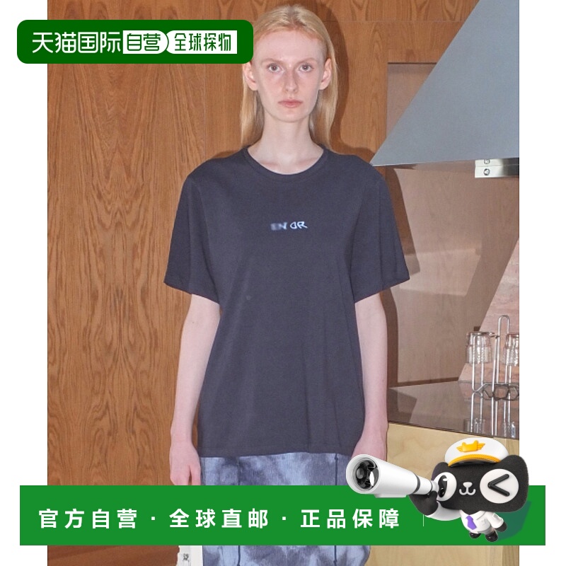 韩国直邮EN OR 女士女装T恤BDSUTS004NV FADE ENOR COTTON T-SHIRT