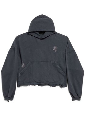 BALENCIAGA 女士卫衣 783397TSVD41041 SS2025 灰色