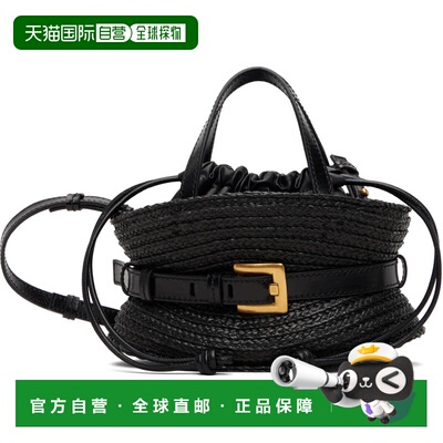 1h可退 香港直邮潮奢 Balmain 巴尔曼 女士 黑色迷你 Shuffle 手