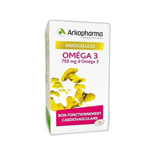 欧洲直邮Arkopharma鱼油胶囊180粒深海提取保护心血管深海鱼