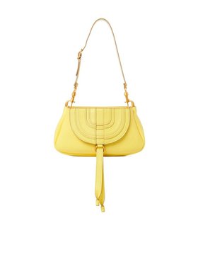 CHLOÉ 女士斜挎包 C23US602K28703 SS2023 黄色 徽标单肩包