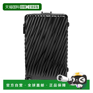 自营欧洲直邮Tumi途明 19 Degree黑色聚碳酸酯拉链口袋行李箱男女