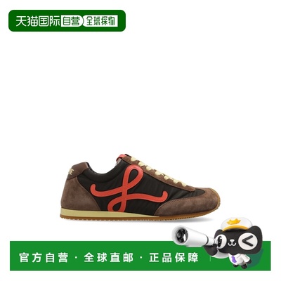 香港直邮LOEWE 女士运动鞋 LBR2282X360CHOCOLATECORALYELLOW