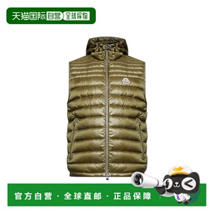 欧洲直邮moncler盟可睐 男士方格块轻盈保暖排骨羽绒马甲外套