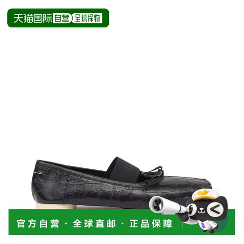 香港直邮MM6 MAISON MARGIELA 女士芭蕾乐福鞋 P7436T8013 AW2025
