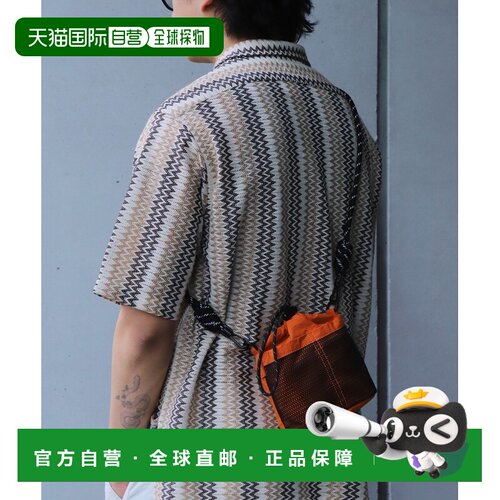 日本直邮UNION STATION 男士 尼龙抽绳束口包斜挎包 M0863EBG001