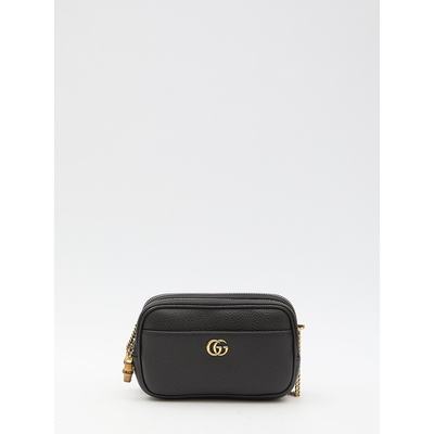 潮奢 Gucci 古驰 女士 Double G super mini bag with bamboo