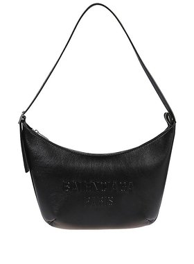 BALENCIAGA 女士单肩包 7717332AAID1000 CO 黑色