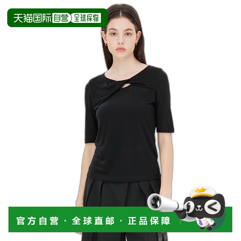 韩国直邮SISLEY 女士女装T恤 SATS05441BK高档舒适 时尚简约百搭