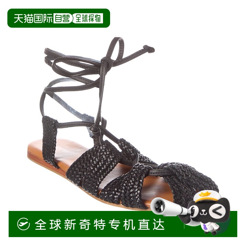 自营 Free People阳光吉利皮革凉鞋-银色 【美国奥莱】直发