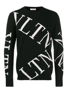 VALENTINO 男士针织毛衣 SV3KC04F5G00NA AW2019 黑色