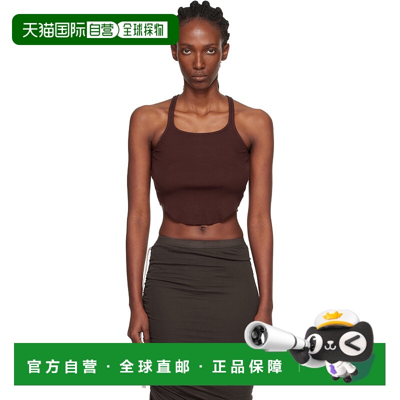 1h可退 香港直邮潮奢 rick owens 瑞克 欧文斯 DRKSHDW 女士 酒红