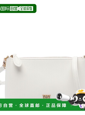 香港直邮PINKO 女士手拿包 104277A0F1Z14Q CO 白色斜挎包手提包