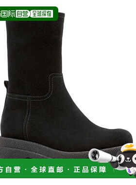 自营 La Canadienne Val 绒面革靴子 - 黑色 美国奥莱直发