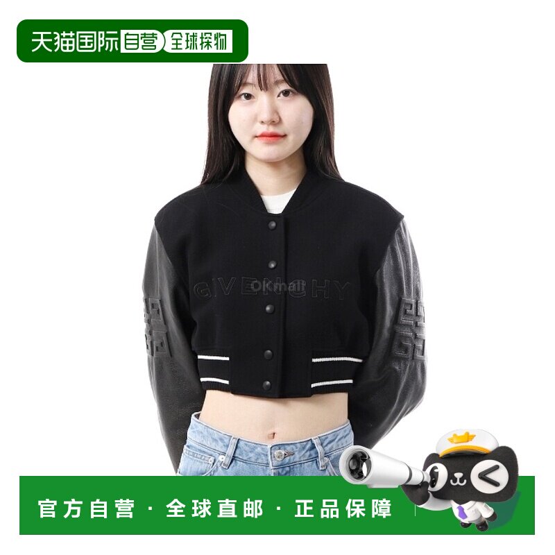 韩国直邮GIVENCHY BW00CQ611N 004 跳线纪梵希羊毛长袖外套夹克