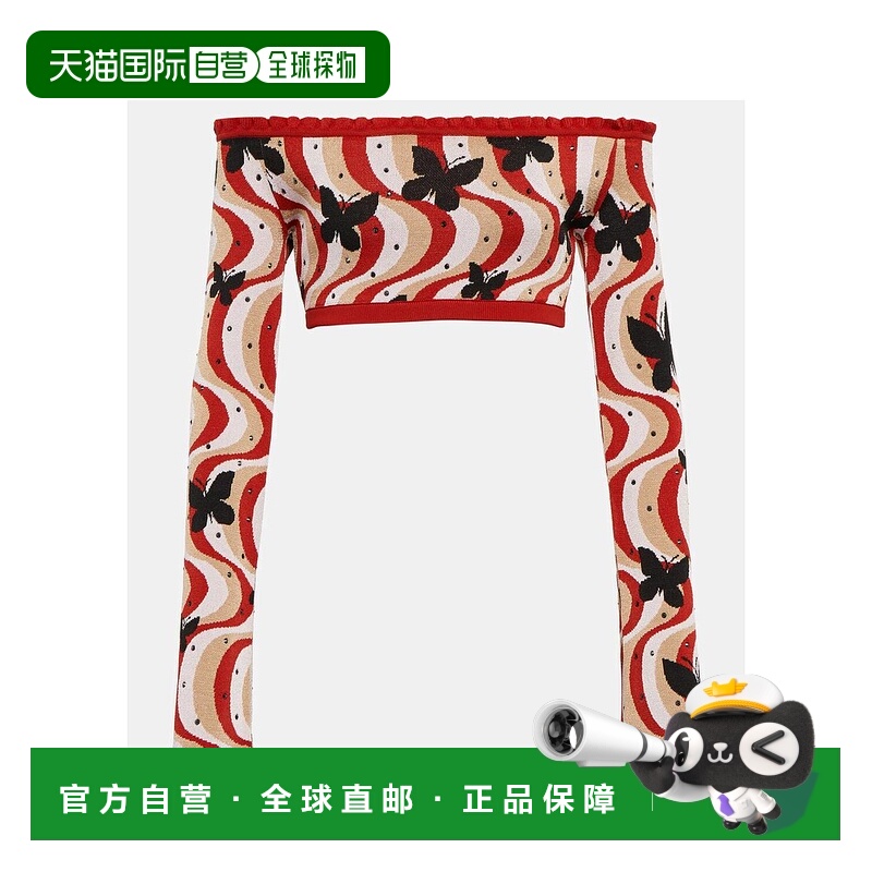 1h可退 香港直邮ALESSANDRA RICH 亚历山德拉.瑞秋 女士 印花抹胸