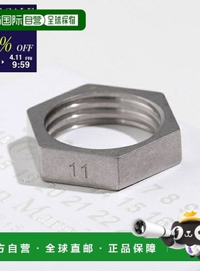 日本直邮Maison Margiela 戒指 男士 螺栓 螺母 黄铜 数字标志 6m