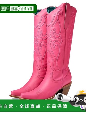 1h可退 【美国直邮】Corral Boots Z5157 女靴 时装靴 真皮尖头设