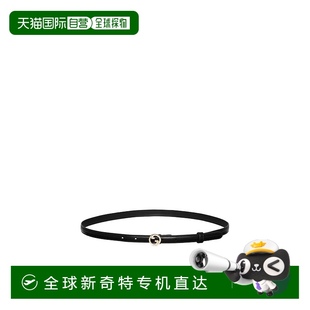 SS2025 1小时内可退 7684310YA0G1000 香港直邮GUCCI 黑 女士腰带