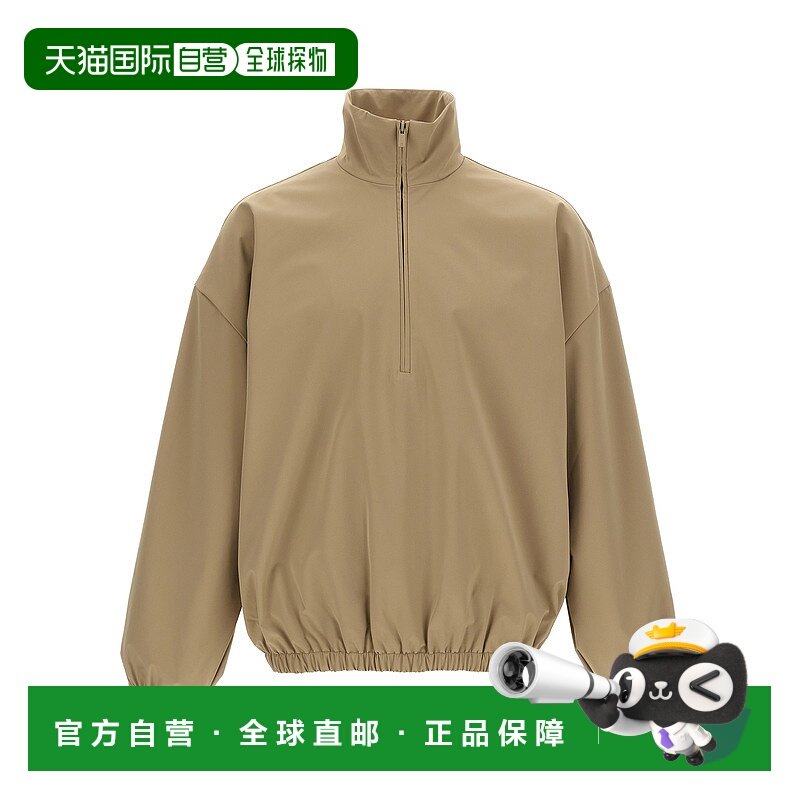 欧洲直邮essentials fear of god 男士 帽衫运动夹克衫