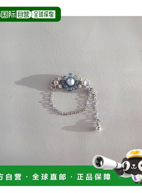 1h可退 日本直邮SunnyBOX 女士 手工调整尺寸 珠饰雏菊链条戒指