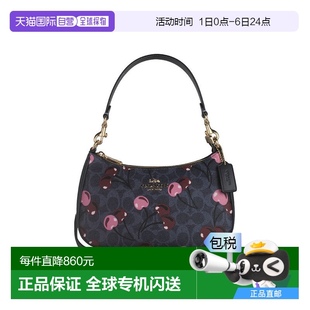 香港直邮Coach蔻驰 女士皮革单肩斜挎手提包腋下包背 女包 奥莱款