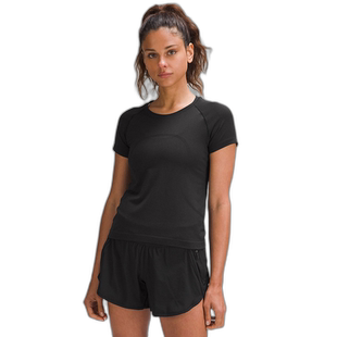 日潮跑腿Lululemon露露乐蒙Swiftly Tech 半袖健身瑜伽运夏季