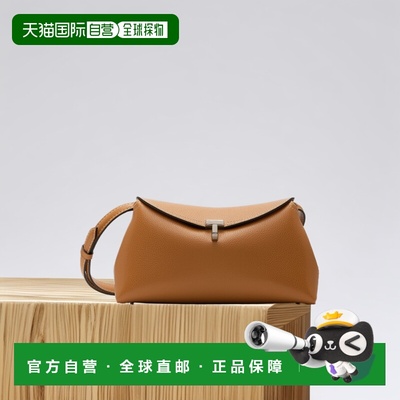 1h可退 香港直邮潮奢 TOTÊME 女士 黄褐色 T-Lock Grained-Leathe