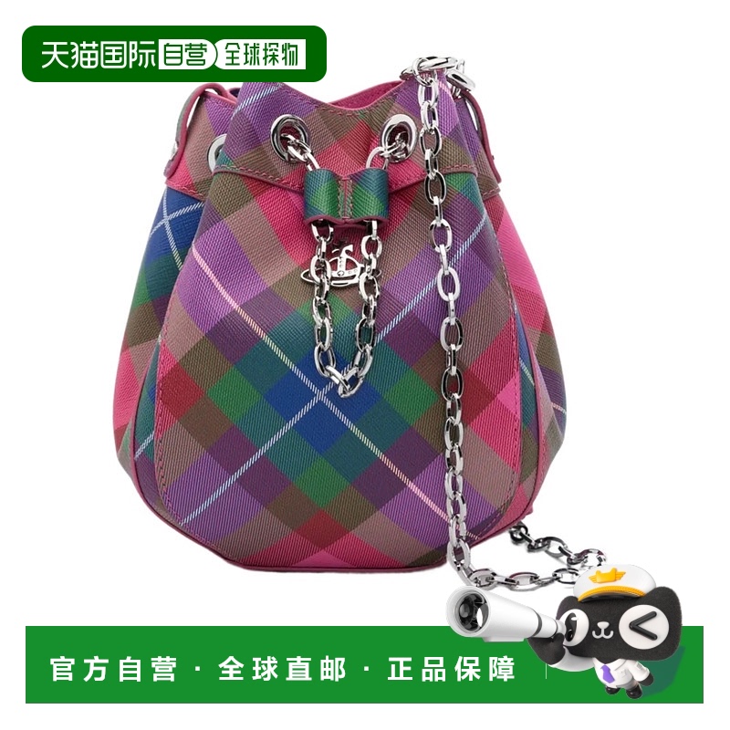 香港直邮Vivienne Westwood Chrissy 小号水桶包 4C030004WS001O