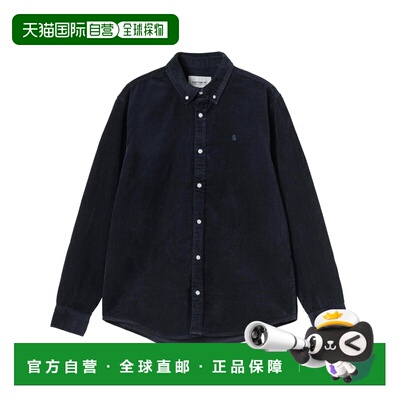 自营欧洲直邮Carhartt WIP Madison棉刺绣Logo长袖衬衫男女通用