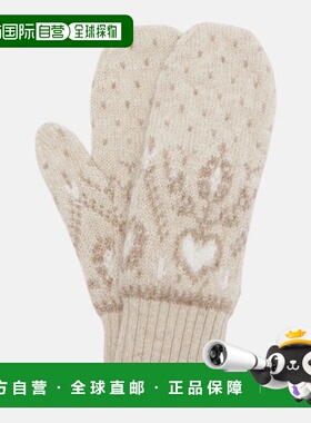 1h可退 香港直邮潮奢 KHAITE 女士 Christel 羊绒连指手套