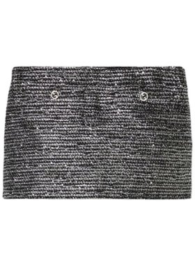 Gucci 条纹粗花呢半身裙 800174ZAQ9N