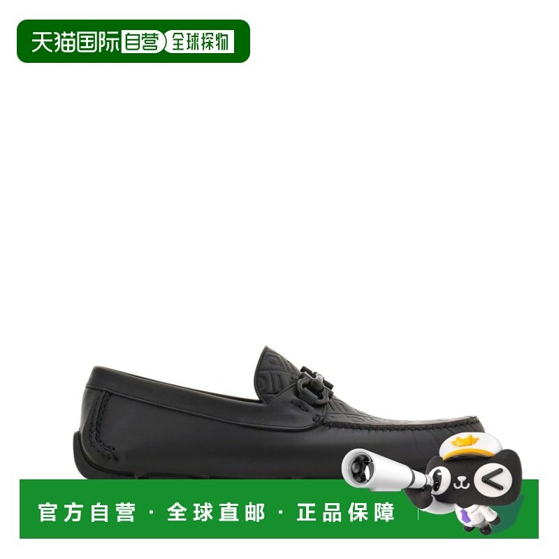 香港直邮Salvatore Ferragamo 菲拉格慕 男士 压纹环扣交织图案开,流行男鞋,休闲皮鞋,淘宝优惠券,粉丝福利购,淘宝优惠卷