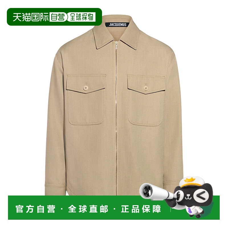 香港直邮Jacquemus 拉链衬衫式夹克 236BL102-1629
