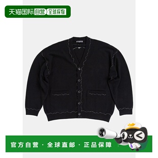 Black Hand Stitch Cardigan开衫