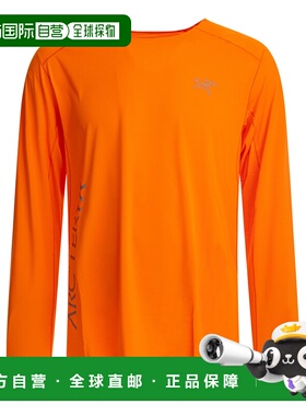 1h可退 欧洲直邮arc‘teryx 男士 T恤新款始祖鸟运动橙色