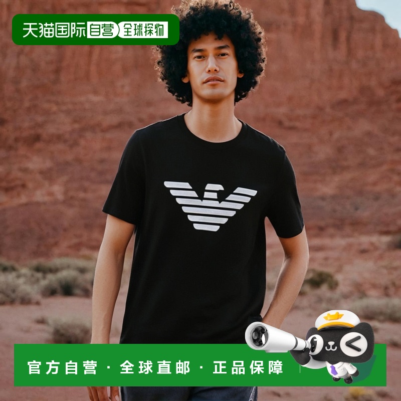 1h可退 香港直邮EMPORIO ARMANI 男士T恤 3H1TD01J30Z0999阿玛尼