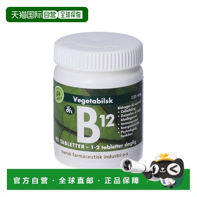 欧洲直邮Dansk Farmaceutisk Industri 维生素B12片90片补充剂