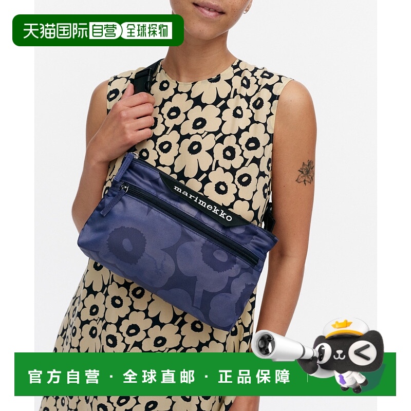 1h可退 日本直邮marimekko 女士Unikko系列S斜挎包轻便聚酯纤维短