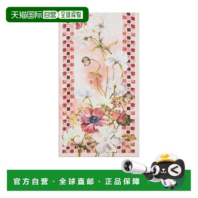 香港直邮Salvatore Ferragamo Fiori 印花真丝围巾 321141