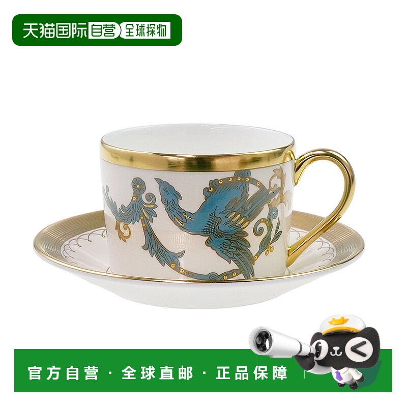 日本直邮WEDGWOOD威基伍德Phoenix 凤凰神话茶杯碟套装175ml