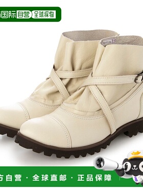 日本直邮YOSUKE 真皮短靴 YO729BW11838厚底鞋