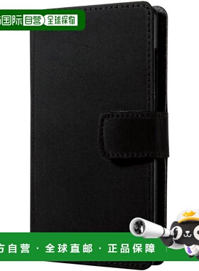 【日本直邮】宜丽客 AQUOS EVER SH-04G布质壳手账型黑PD-SH04GPL