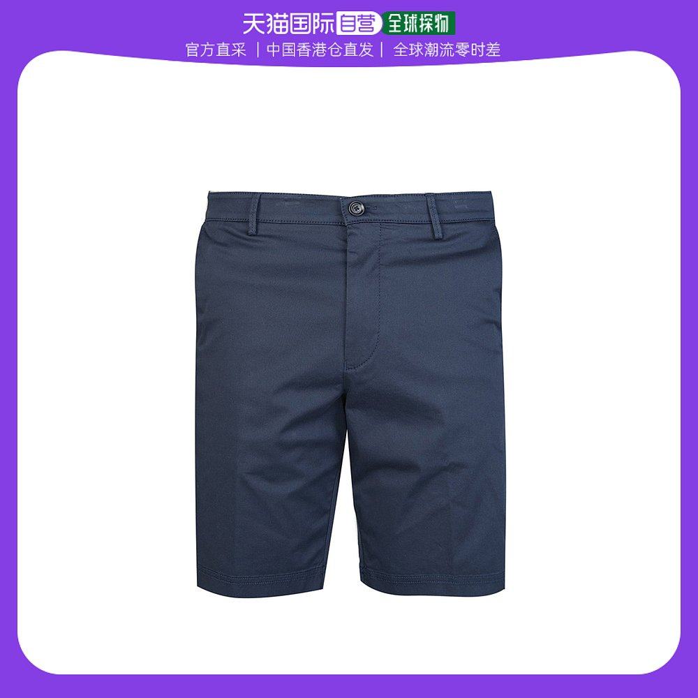 香港直邮Hugo Boss雨果博斯男士休闲短裤海军蓝色宽松运动薄款
